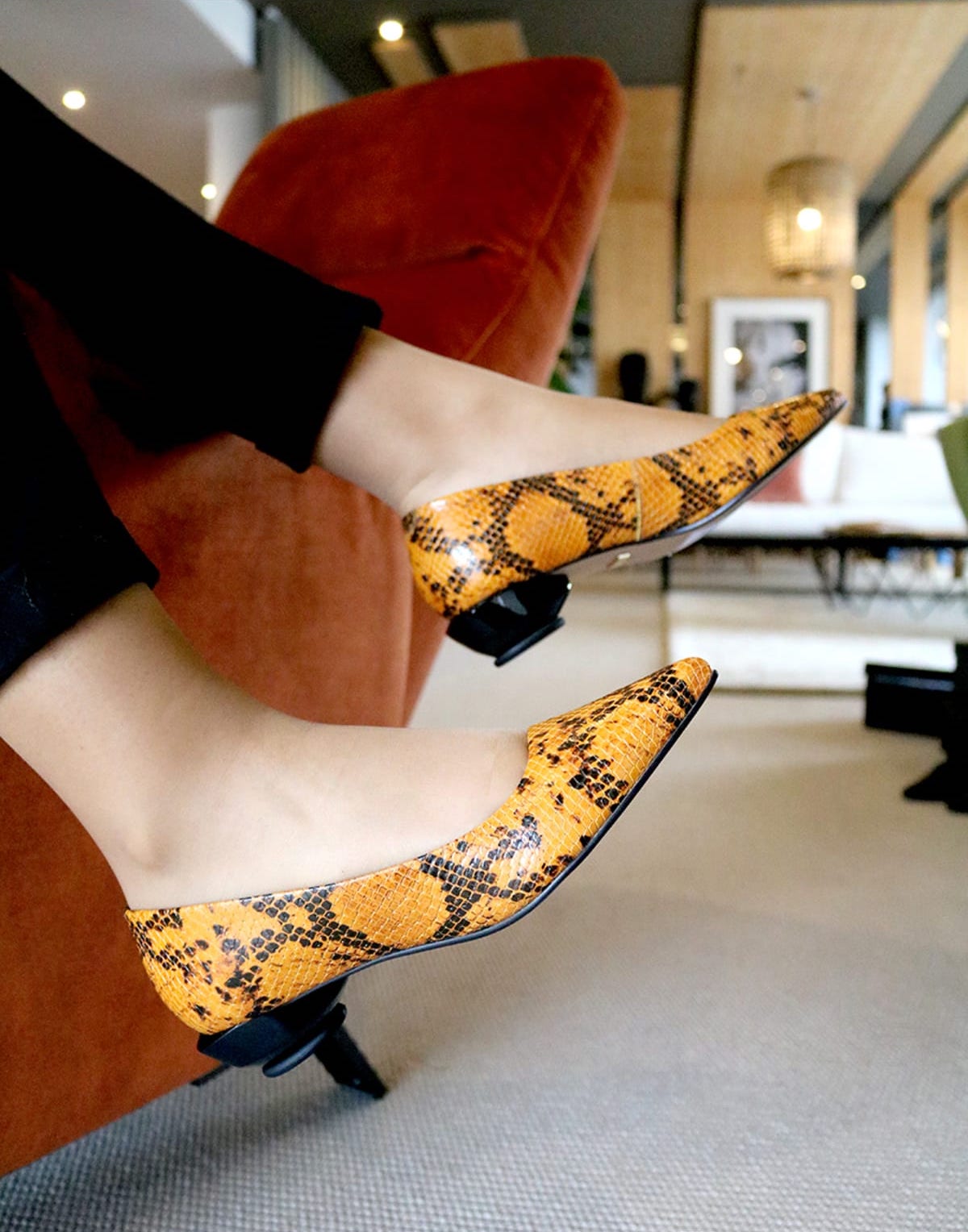 PARODI SHOES Sabrinas Rasas 77/1912 Amarelo